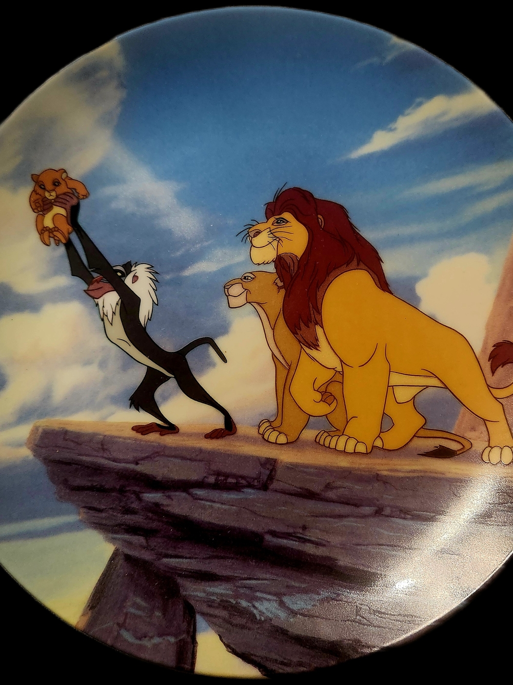 Disney The Lion King Plate - Blue, Yellow, Brown
